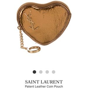 Saint Laurent Patent Leather Coin Pouch